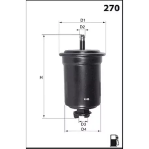 Palivový filter MISFAT E148