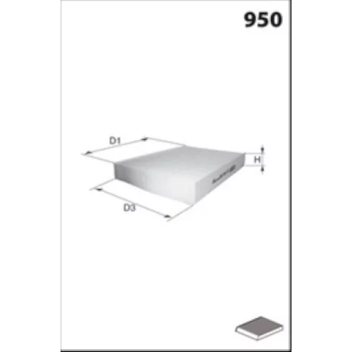 Filter vnútorného priestoru MISFAT HB756C