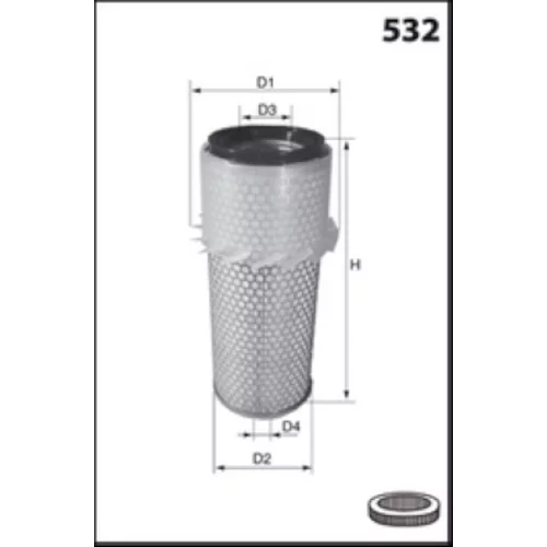 Vzduchový filter R932 /MISFAT/ - obr. 1