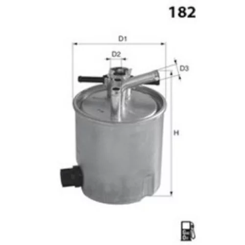 Palivový filter M637 /MISFAT/ - obr. 1