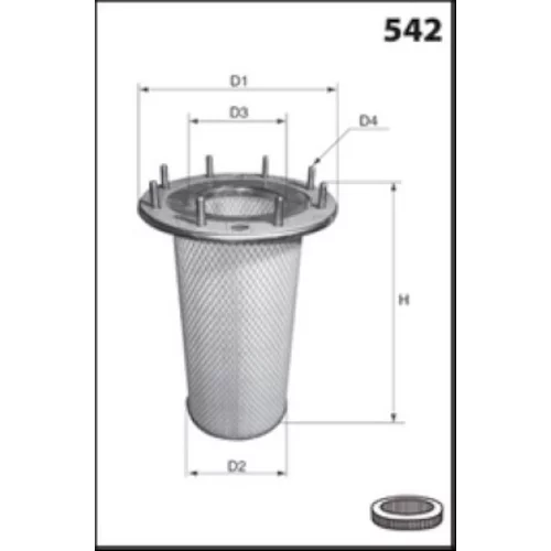 Filter sekundárneho vzduchu R985 /MISFAT/ - obr. 1