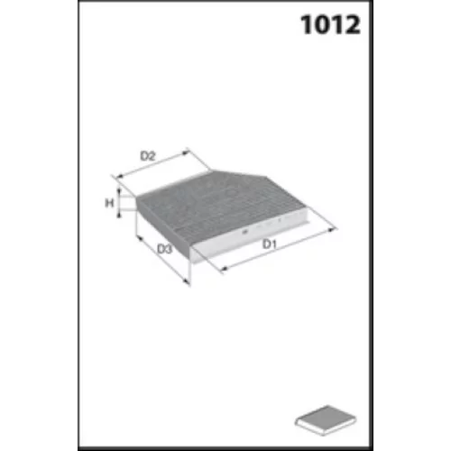 Filter vnútorného priestoru MISFAT HB520C
