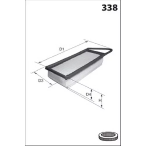 Vzduchový filter P730A /MISFAT/ - obr. 1