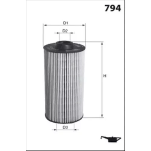 Olejový filter MISFAT L243