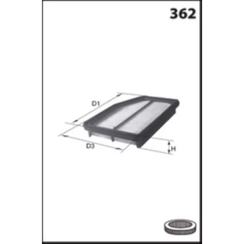 Vzduchový filter MISFAT P693