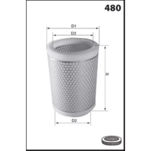 Vzduchový filter R061 /MISFAT/ - obr. 1