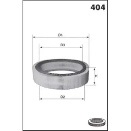 Vzduchový filter MISFAT R076