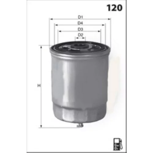 Palivový filter M707 /MISFAT/