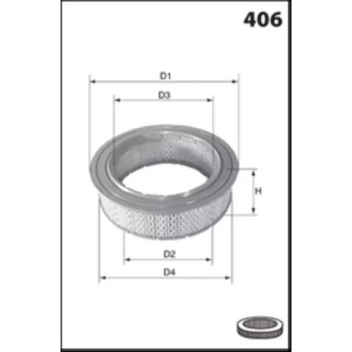 Vzduchový filter MISFAT R716
