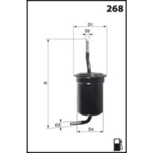 Palivový filter MISFAT E120