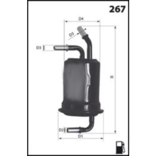 Palivový filter MISFAT E136