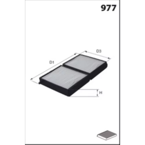 Filter vnútorného priestoru MISFAT HB327