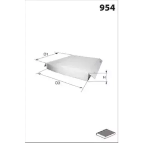 Filter vnútorného priestoru MISFAT HB797
