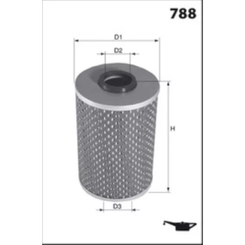 Olejový filter MISFAT L401