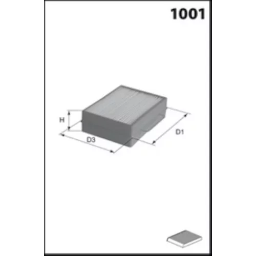 Palivový filter M611 /MISFAT/ - obr. 1