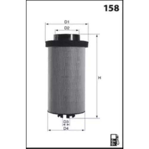 Palivový filter MISFAT F199