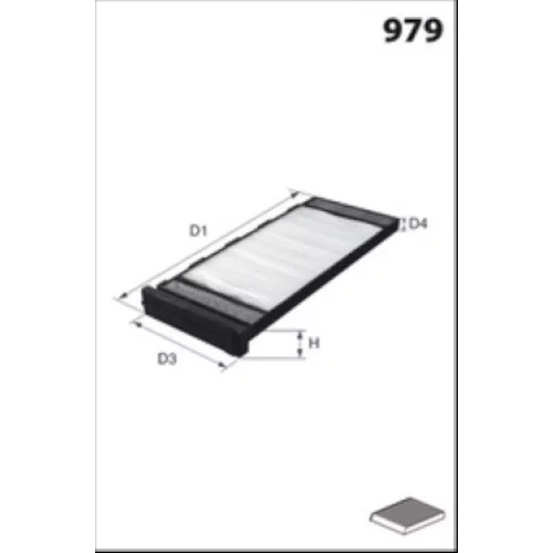 Filter vnútorného priestoru MISFAT HB352