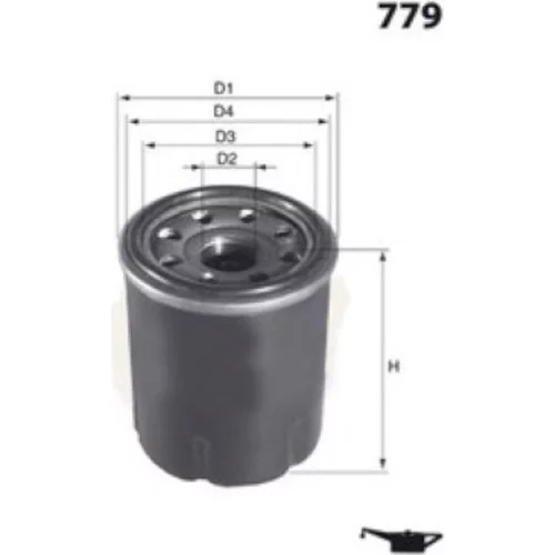 Palivový filter MISFAT M743