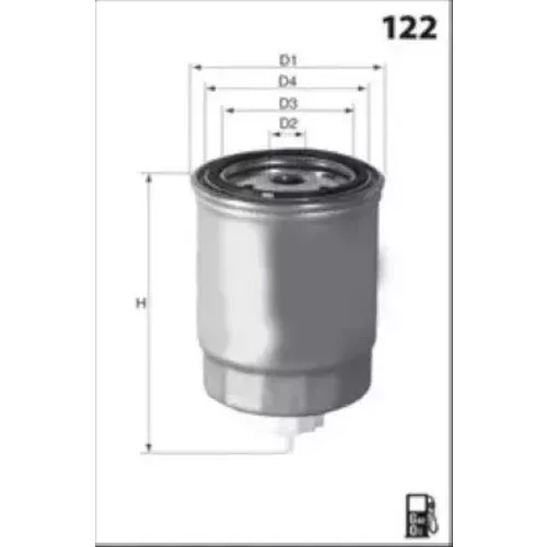 Palivový filter MISFAT M745