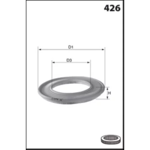Vzduchový filter MISFAT P847