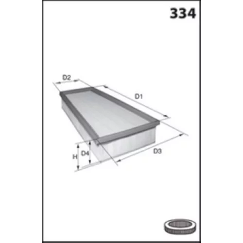 Vzduchový filter MISFAT P282A