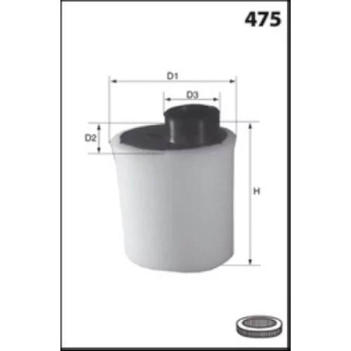 Vzduchový filter R844 /MISFAT/ - obr. 1