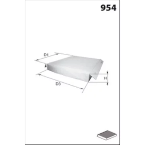 Filter vnútorného priestoru MISFAT HB429