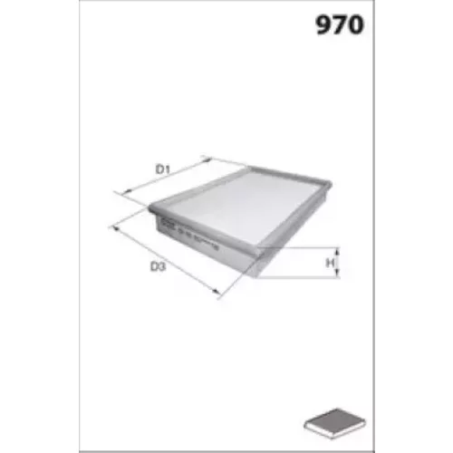 Filter vnútorného priestoru MISFAT HB786