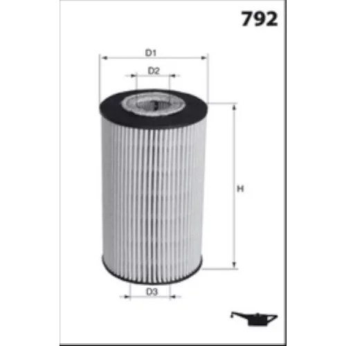 Olejový filter MISFAT L058