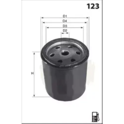 Palivový filter MISFAT M744