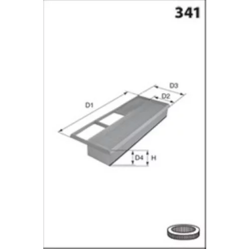 Vzduchový filter MISFAT P828A