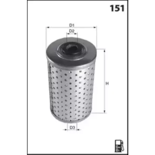 Palivový filter MISFAT F198