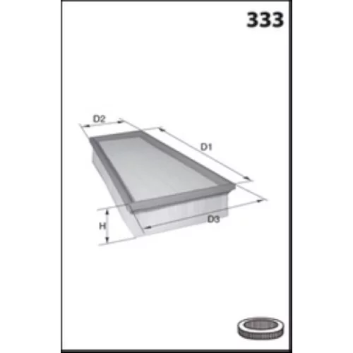Vzduchový filter MISFAT P084
