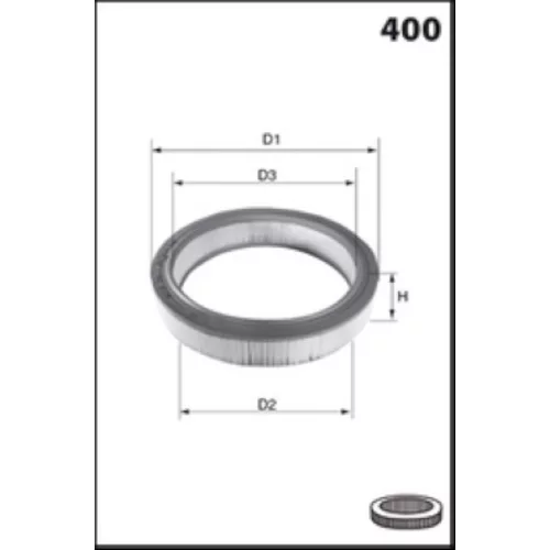 Vzduchový filter MISFAT R1120
