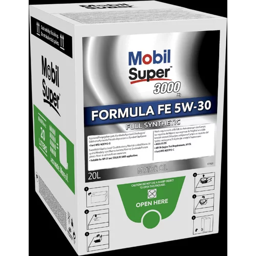 Motorový olej MOBIL Siper 3000 X1 Formula FE 5W-30 20L