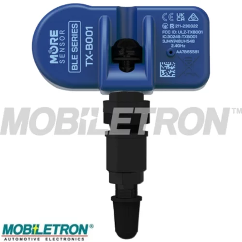 Snímač pre kontrolu tlaku v pneumatike MOBILETRON TX-B001MK