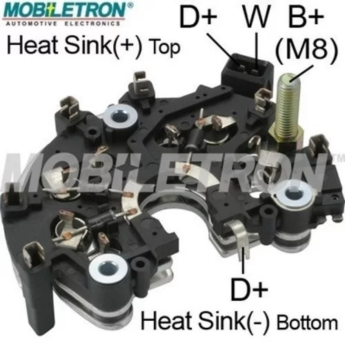 Usmerňovač alternátora MOBILETRON RB-122H