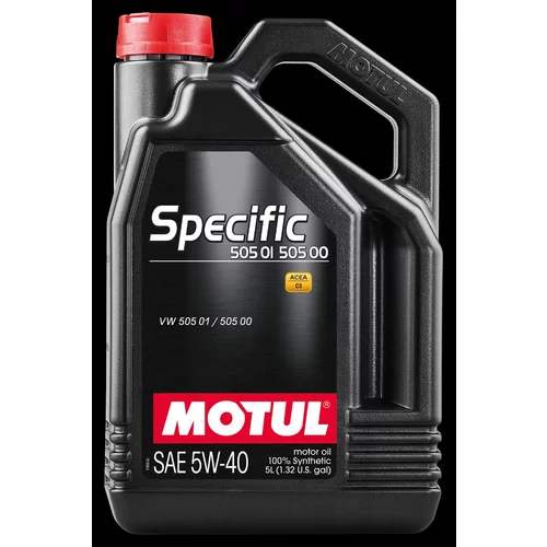 Motorový olej MOTUL Specific VW 505.01 505.00 5W-40 5L