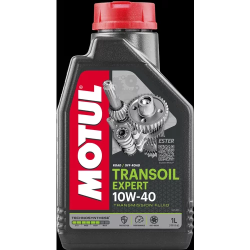 Prevodový olej moto Transoil Expert 10W-40 1L /MOTUL/ - obr. 1