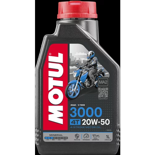 Motorový olej 3000 4T 20W-50 1L /MOTUL/ - obr. 1