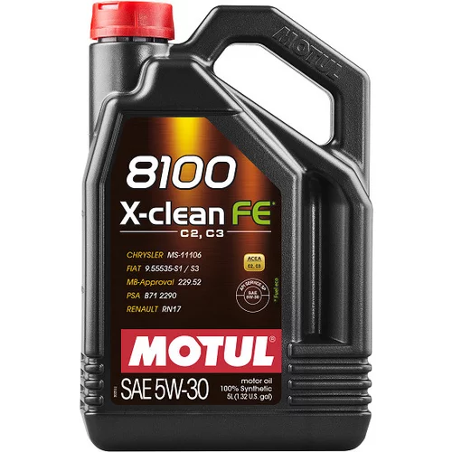 Motorový olej MOTUL X-Clean FE 5W-30 5L