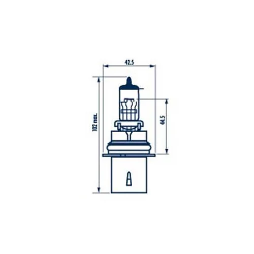Žiarovka pre diaľkový svetlomet 480043000 /NARVA/ - obr. 1