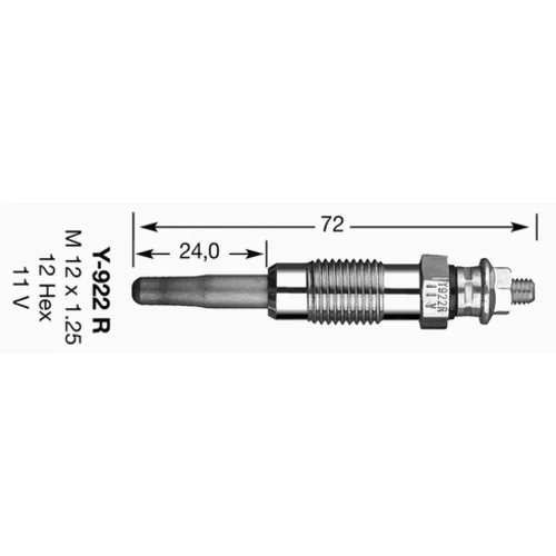 Žeraviaca sviečka NGK 4356