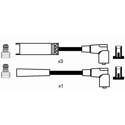 Sada zapaľovacích káblov 8275 /NGK/ - obr. 1