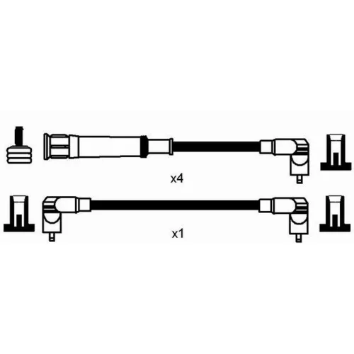 Sada zapaľovacích káblov 0575 /NGK/ - obr. 1