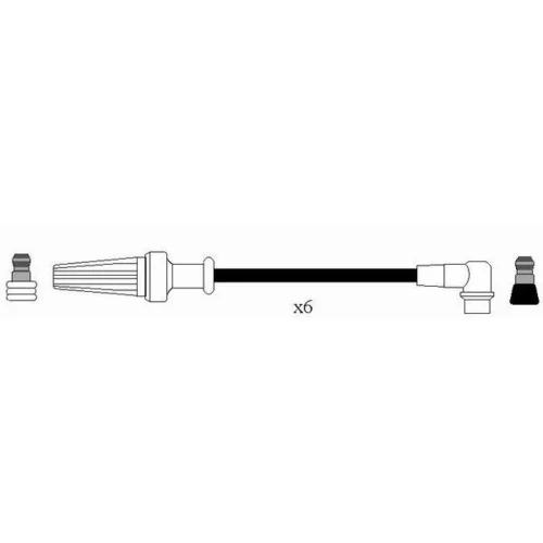 Sada zapaľovacích káblov 8184 /NGK/ - obr. 1
