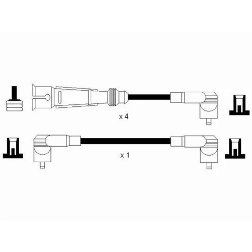 Sada zapaľovacích káblov 0964 /NGK/ - obr. 1