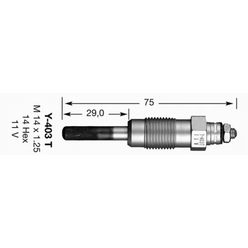Žeraviaca sviečka NGK 7494