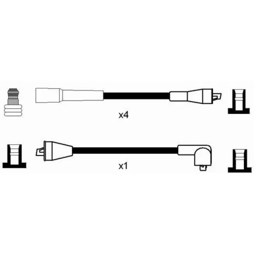 Sada zapaľovacích káblov 8265 /NGK/ - obr. 1