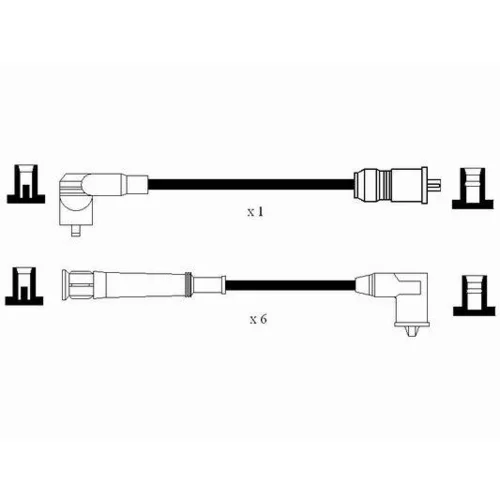 Sada zapaľovacích káblov 0577 /NGK/ - obr. 1